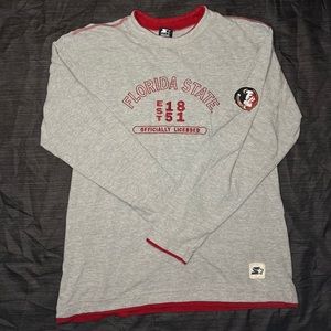 Vintage YTK Stitched Florida State University FSU Starter Long Sleeve Shirt